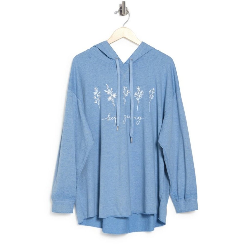 C&C CALIFORNIA AVA BURNWASH GRAPHIC HOODIE SIZE M
